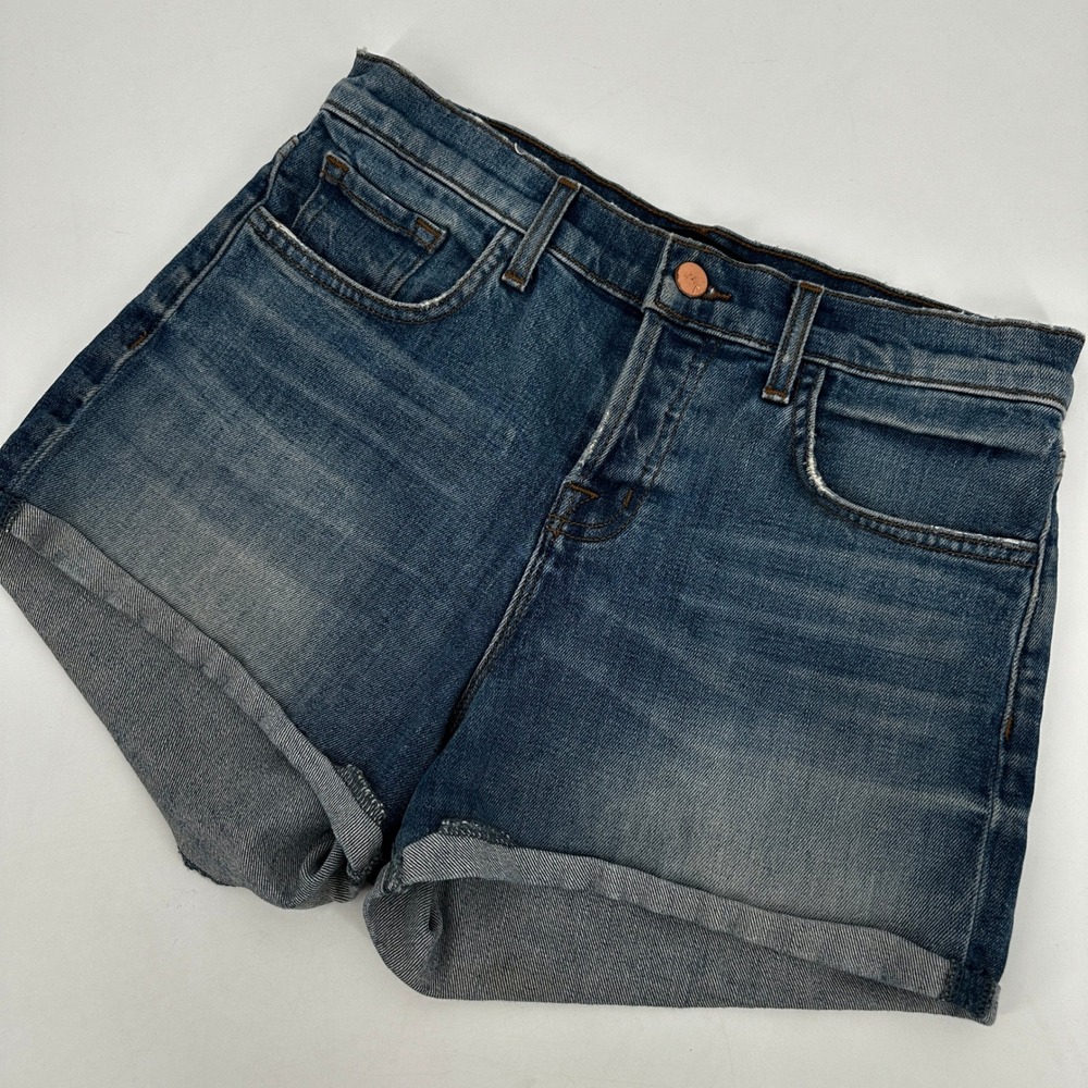 J Brand Denim Shorts Medium Blue Wash Size 25 Designer Festival Summer Everyday‎